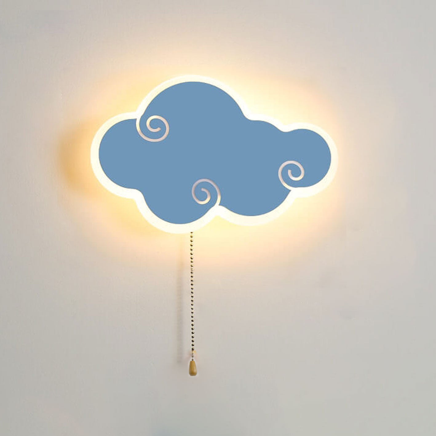 مصباح حائط LED بتصميم رسوم متحركة سحابية بسيطة وحديثة من الشمال
