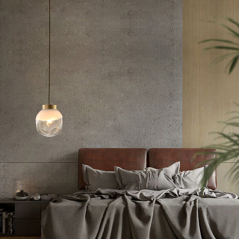 Modern Creative Glass Irregular Sphere 1-Light Pendant Light