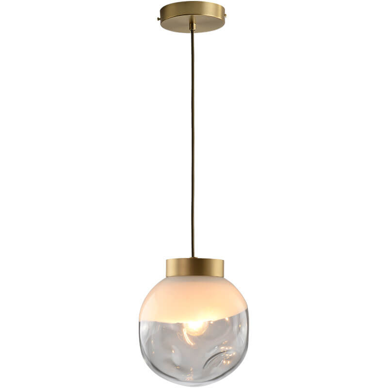 Modern Creative Glass Irregular Sphere 1-Light Pendant Light