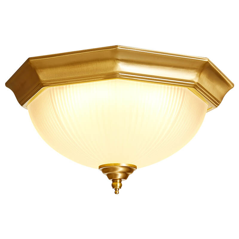 Modern 1-Light LED Bowl Flush Mount Lighting