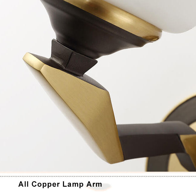 Geometric Shade 1-Light Armed Sconce Lamp