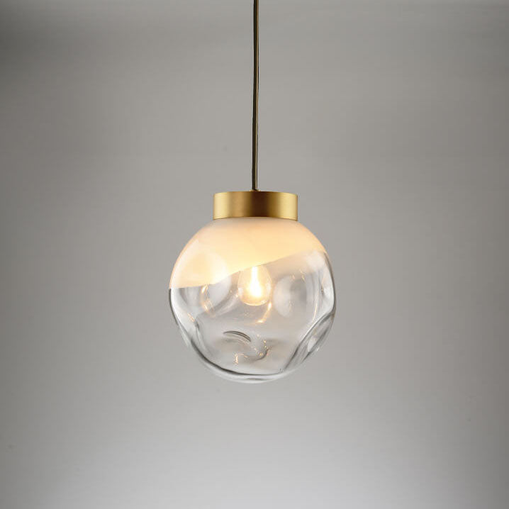 Modern Creative Glass Irregular Sphere 1-Light Pendant Light