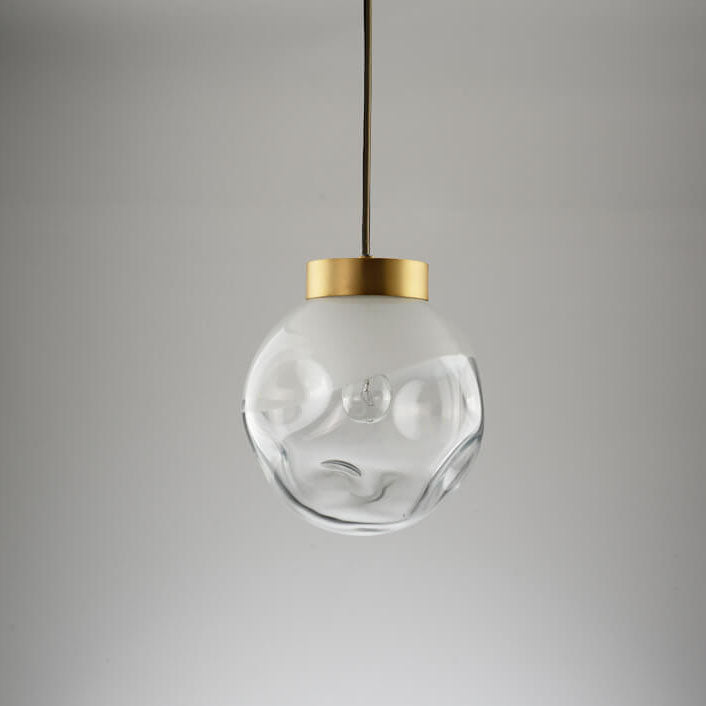 Modern Creative Glass Irregular Sphere 1-Light Pendant Light