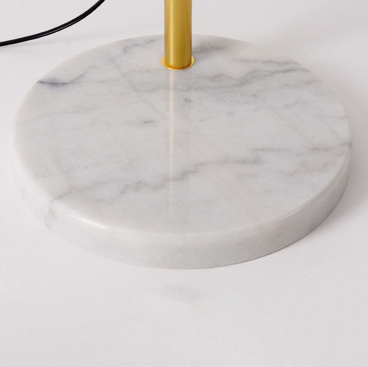 Modern Minimalist Iron Marble 1-Light Standing Floor Lamp