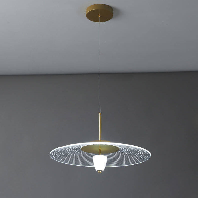 مصباح LED معلق بتصميم UFO شفاف من الأكريليك من نورديك كريتيف