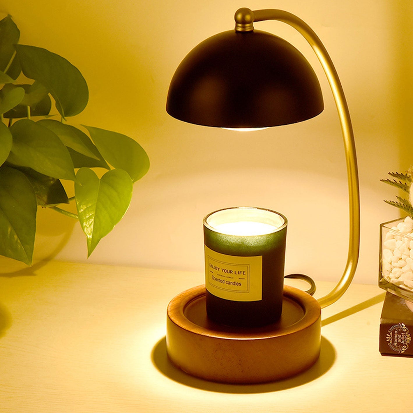 Japanese Creative Timing Dimming 1-Light Melting Wax Table Lamp