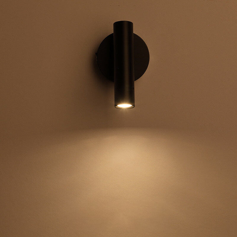مصباح حائط LED عصري من الألومنيوم بلون واحد