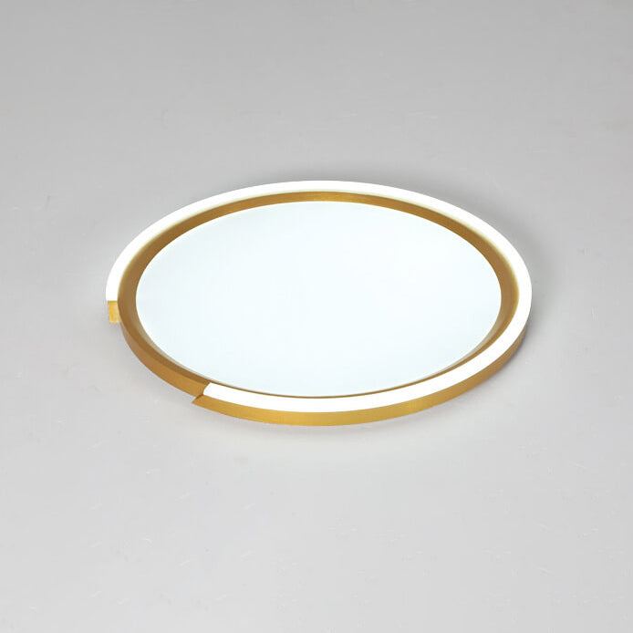 Modern Minimalist Disc Iron Acrylic Aluminum LED Flush Mount Ceiling Light