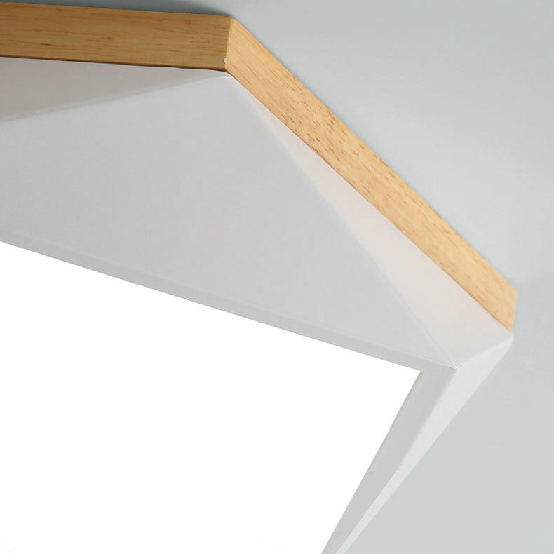 مصباح سقف LED متعدد الأضلاع من الحديد الأكريليكي الإسكندنافي المعاصر لغرفة النوم