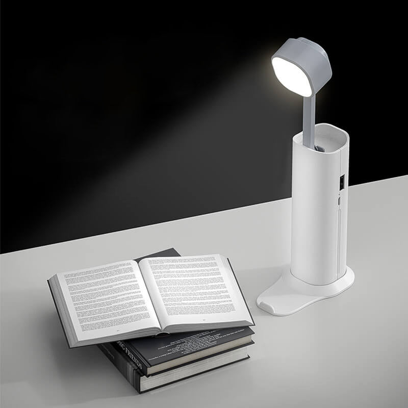 Creative Small Retractable Power Bank Flashlight LED Table Lamp