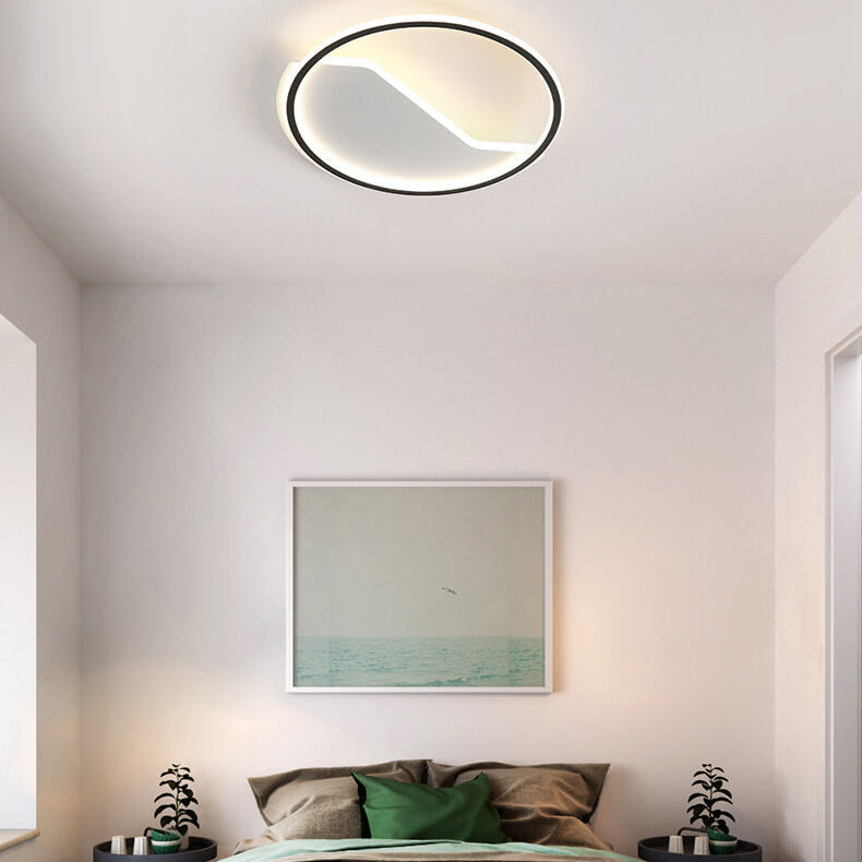 مصباح LED دائري إبداعي بسيط وحديث من نورديك