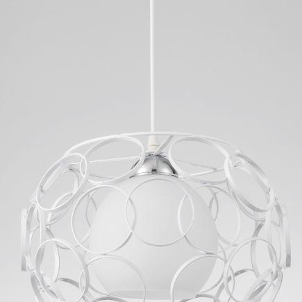 مصباح معلق حديث إبداعي من الحديد المطاوع مزود بمصباح واحد