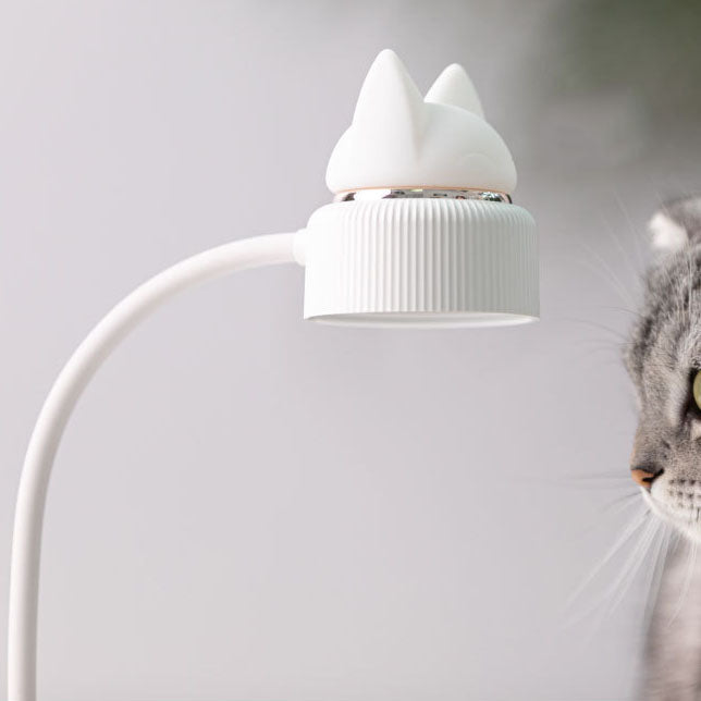 Modern Creative Cat Ears Eye Protection Clip LED Table Lamp