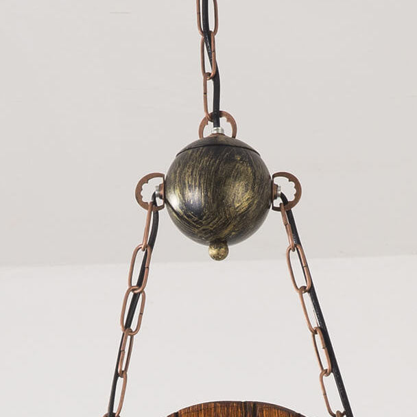 Retro Industrial Boat Anchor 2-Light Island Light Chandelier