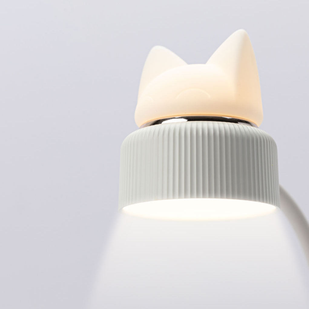 Modern Creative Cat Ears Eye Protection Clip LED Table Lamp