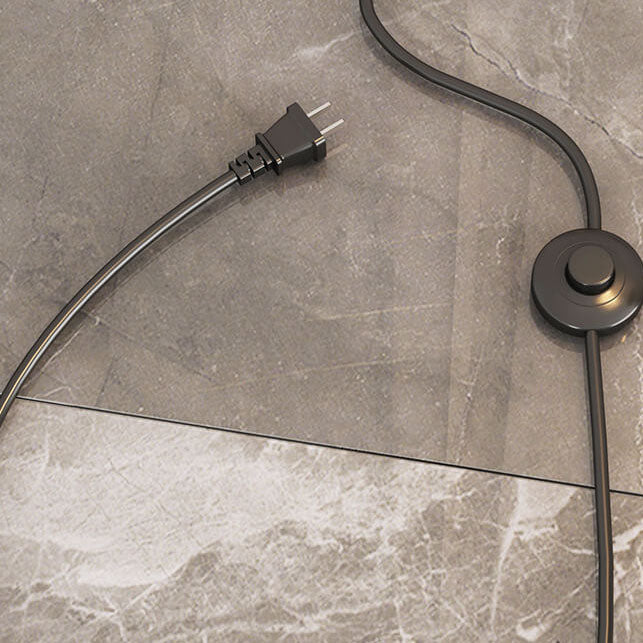 北欧ミニマリストホーンシェード回転式2灯スタンドフロアランプ