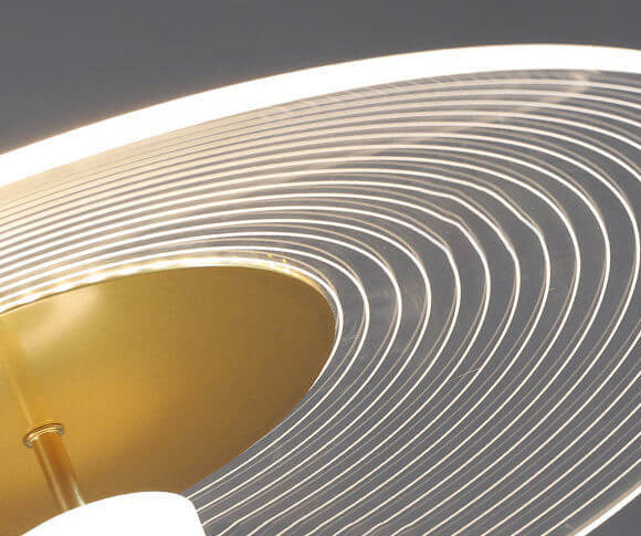 مصباح LED معلق بتصميم UFO شفاف من الأكريليك من نورديك كريتيف