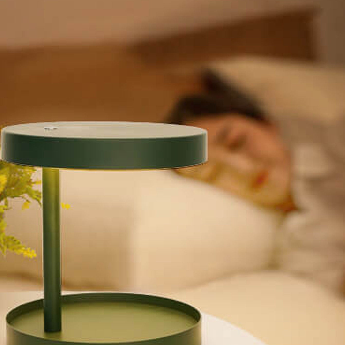 Nordic Minimalist Barbell Design Iron Acrylic LED Table Lamp