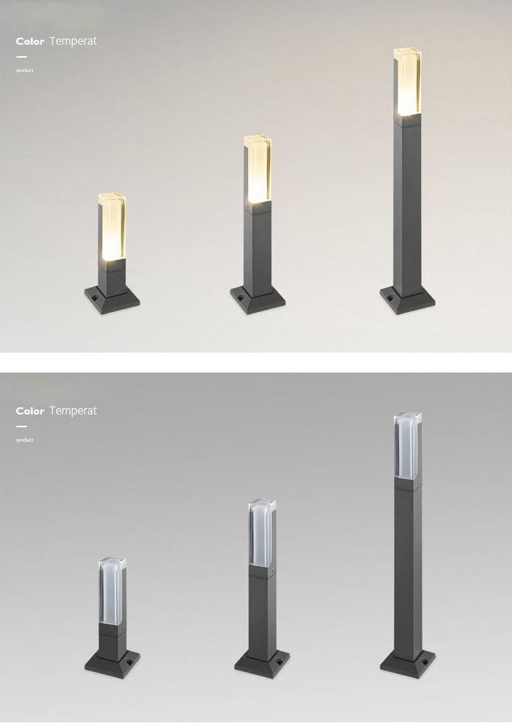 Lawn Light Column Acrylic LED Outdoor Waterproof Garden Light