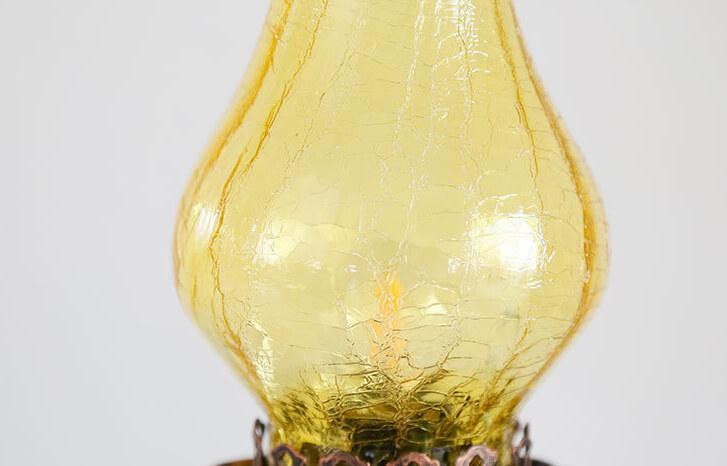 Vintage Antique Kerosene Oil Lamp 1-Light Table Lamp