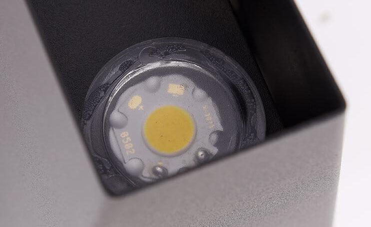 مصباح حائط LED شبه منحرف حديث وبسيط مزود بمصباحين