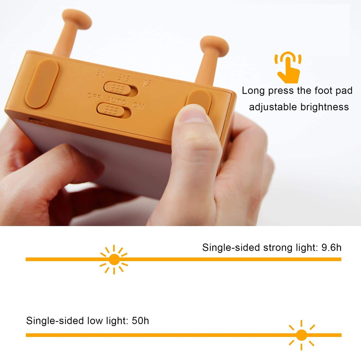 Cute Toast Bread Night Light USB Pat Timer Bedside Bed Lamp