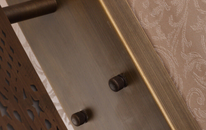 Retro Hollowed Column Copper Moroccan 1-Light Wall Sconce Lamp
