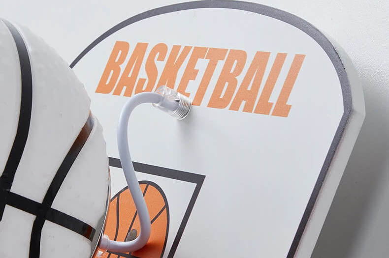 Creative Cartoon Basketball 1-Light Wall Sconce Lamp