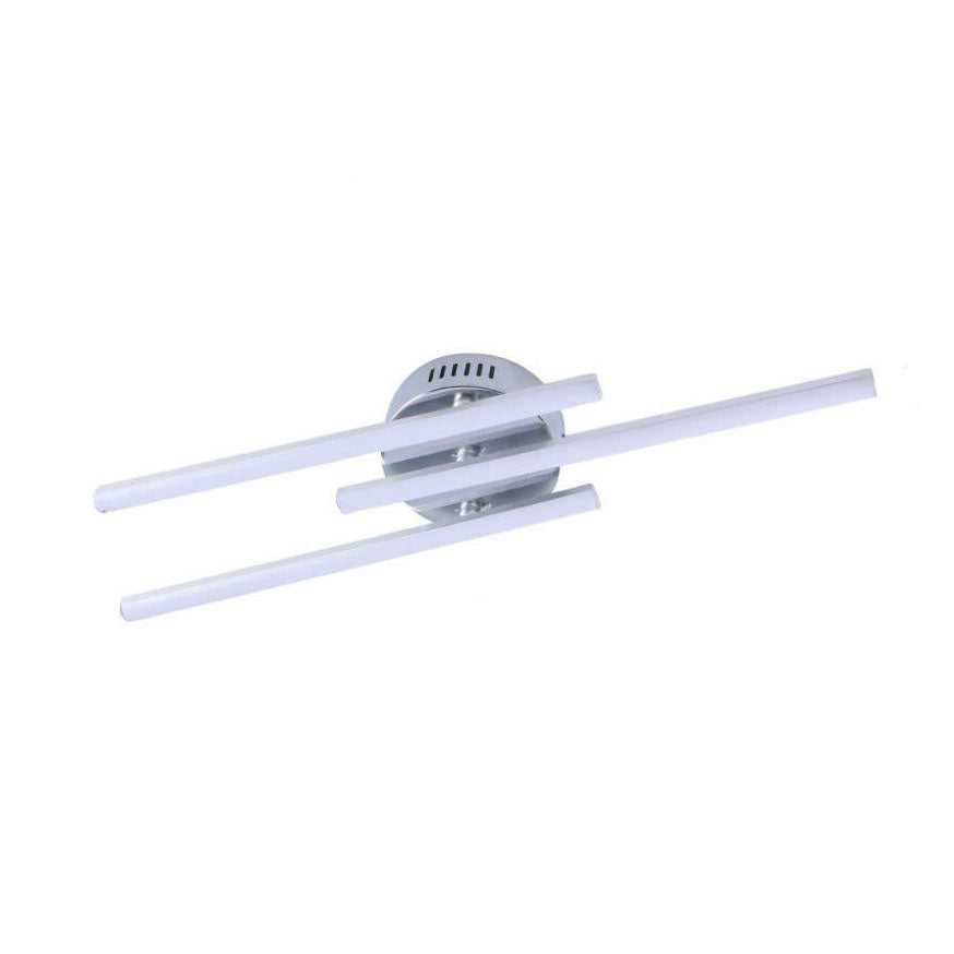 Minimalist Parallel Line LED Semi-Flush Mount Ceiling Light