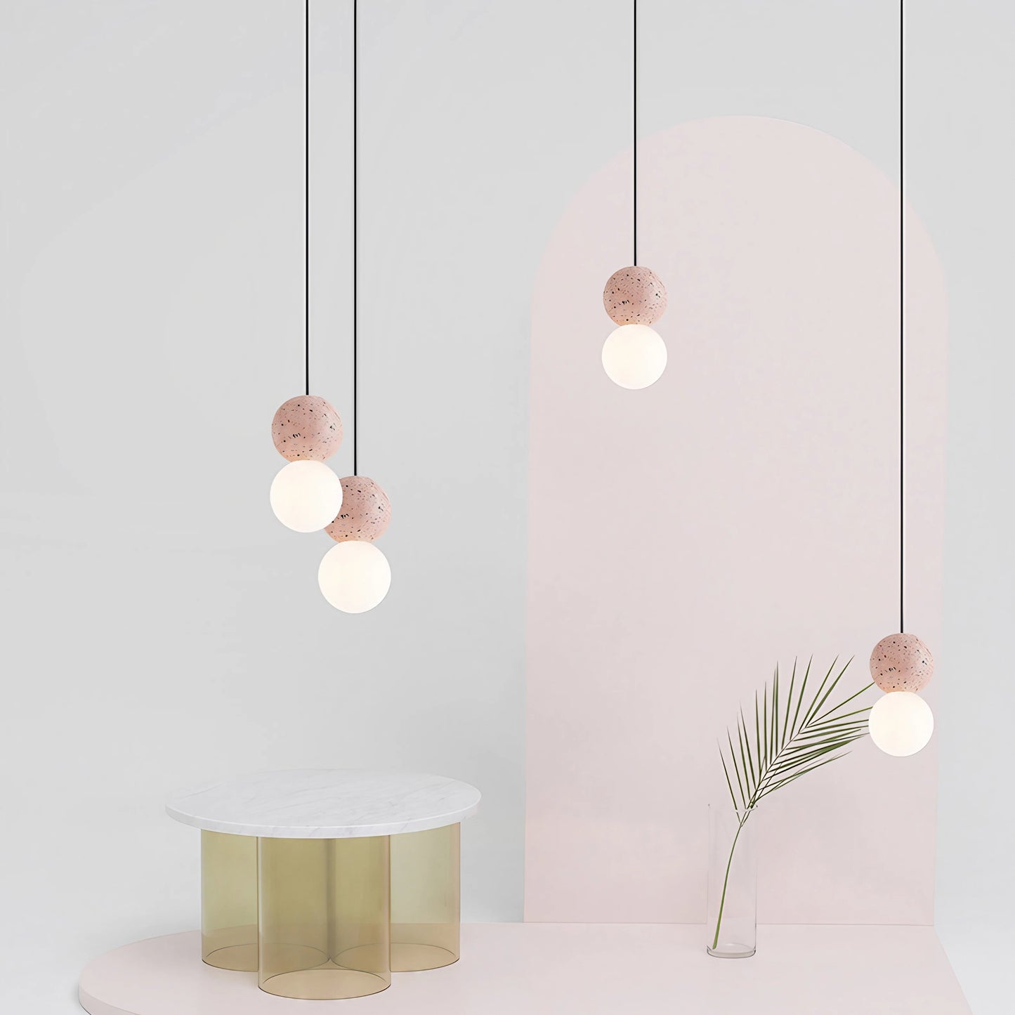 Nordic Creative Simple Glass Ball 1-Light Pendant Light