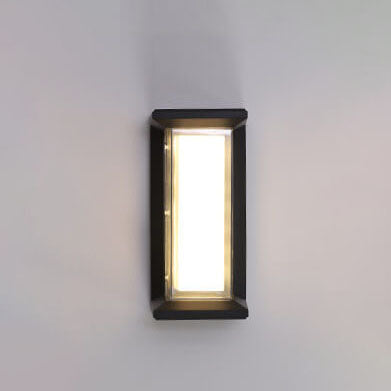 モダンな防水長方形LED 1灯屋外壁取り付け用燭台ランプ