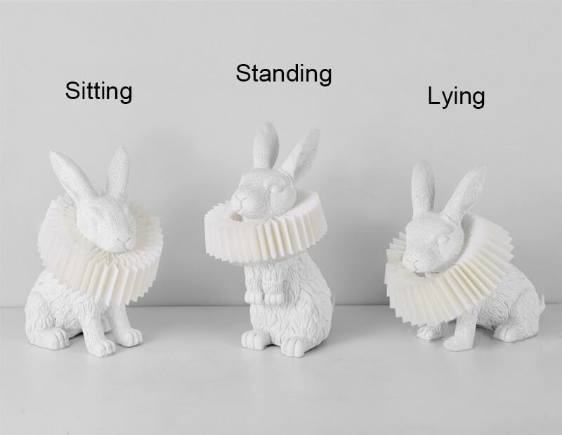 Modern Creative Resin Rabbit LED 1-Light Table Lamp