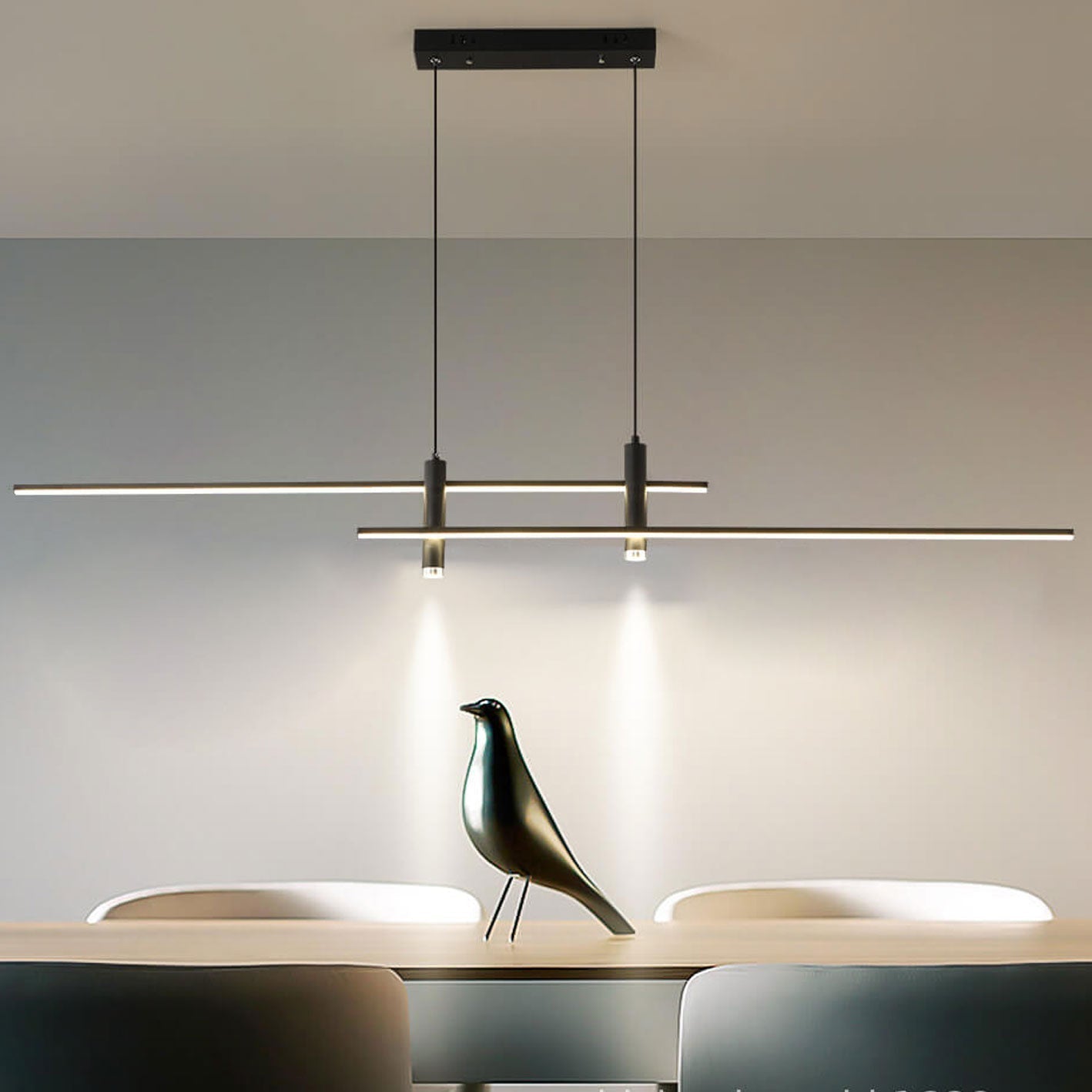 Modern Long Line Spotlight Island Light LED Chandelier