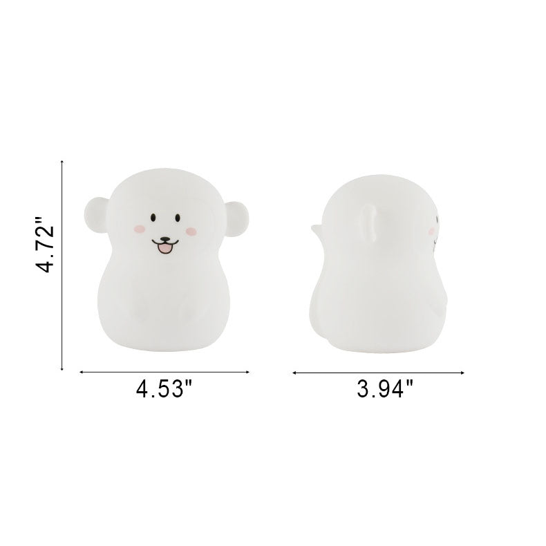 Creative Monkey Silicone Charging Pat LED Night Light Table Lamp