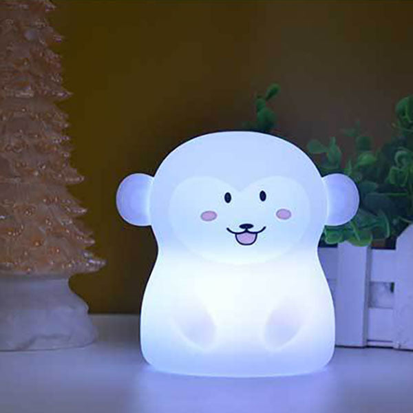 Creative Monkey Silicone Charging Pat LED Night Light Table Lamp