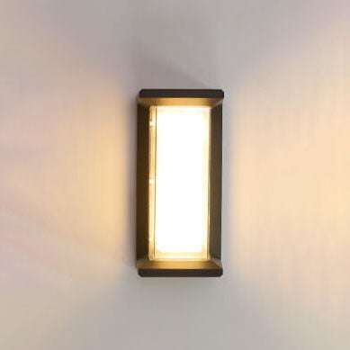 モダンな防水長方形LED 1灯屋外壁取り付け用燭台ランプ