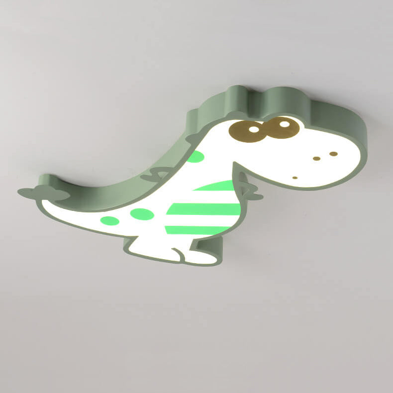 Cartoon Creative Dinosaur LED Flush Mount Ceiling Light