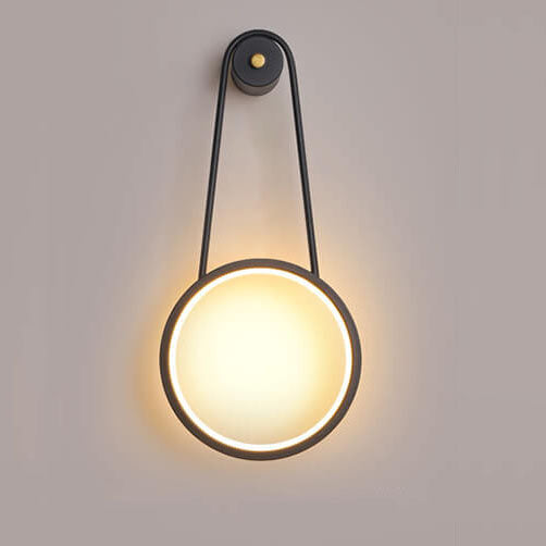 مصباح حائط LED دائري معلق بتصميم عصري بسيط