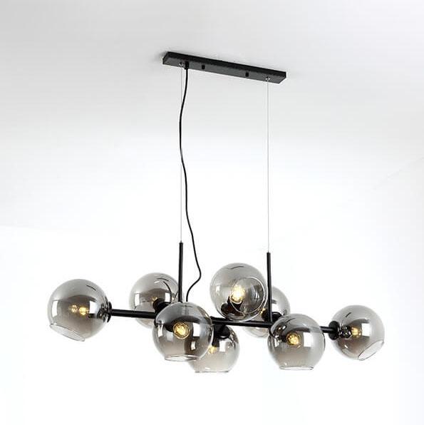 モダンガラス マジックビーン 8灯 LEDシャンデリア
