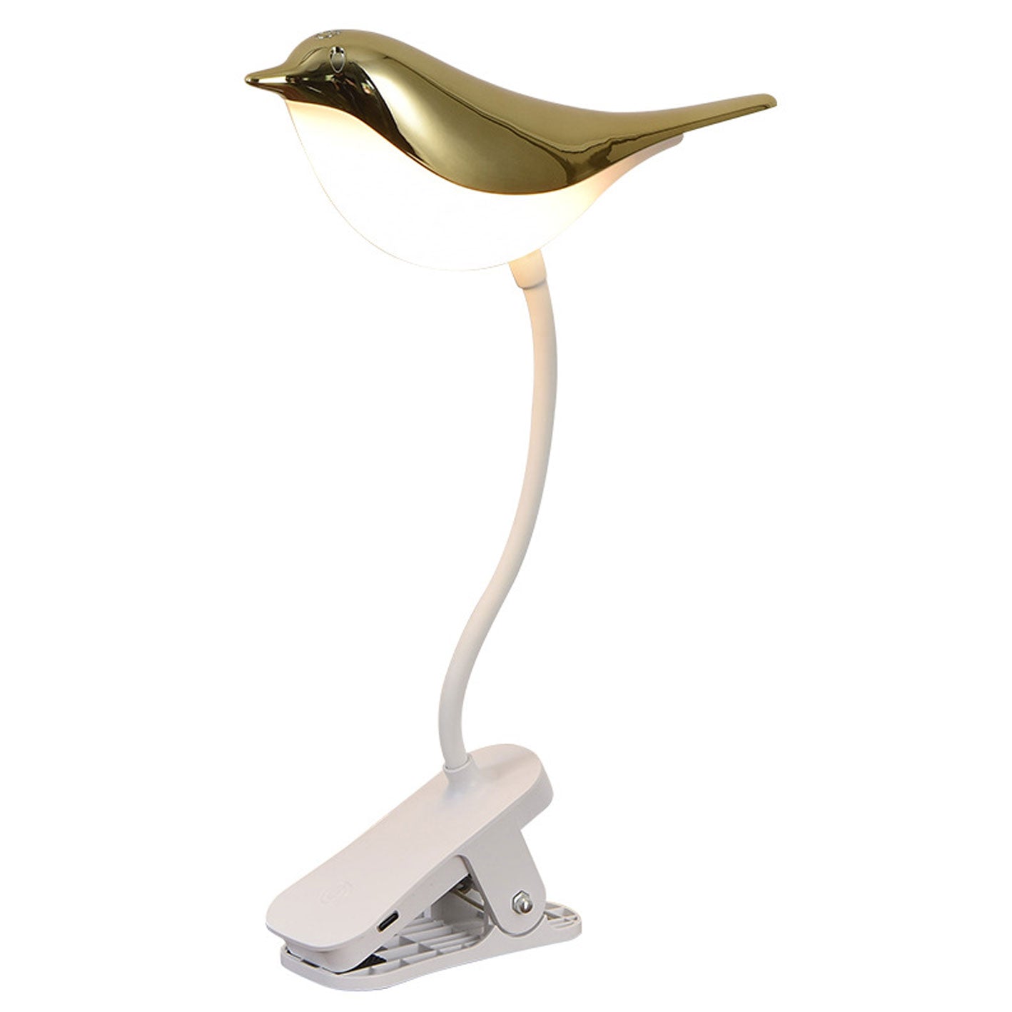Nordic Creative Bird Clip USB Charging LED Night Light Table Lamp