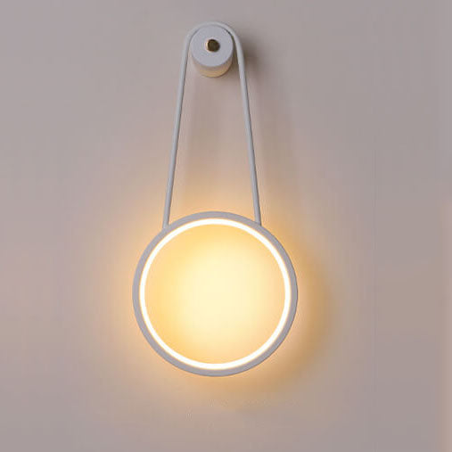 مصباح حائط LED دائري معلق بتصميم عصري بسيط