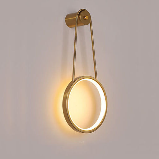 مصباح حائط LED دائري معلق بتصميم عصري بسيط