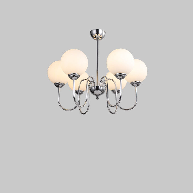 Modern Minimalist Vintage Round Ball 3/5/6/8-Light Island Light Chandelier