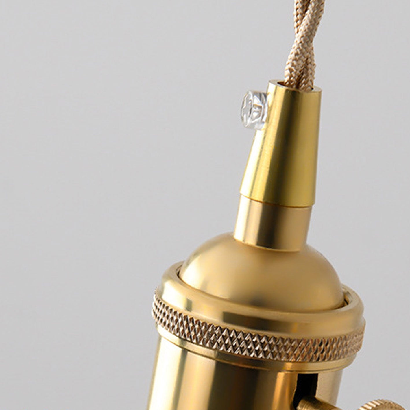 Nordic Light Luxury Brass Glass 1/3-Light Pendant Light
