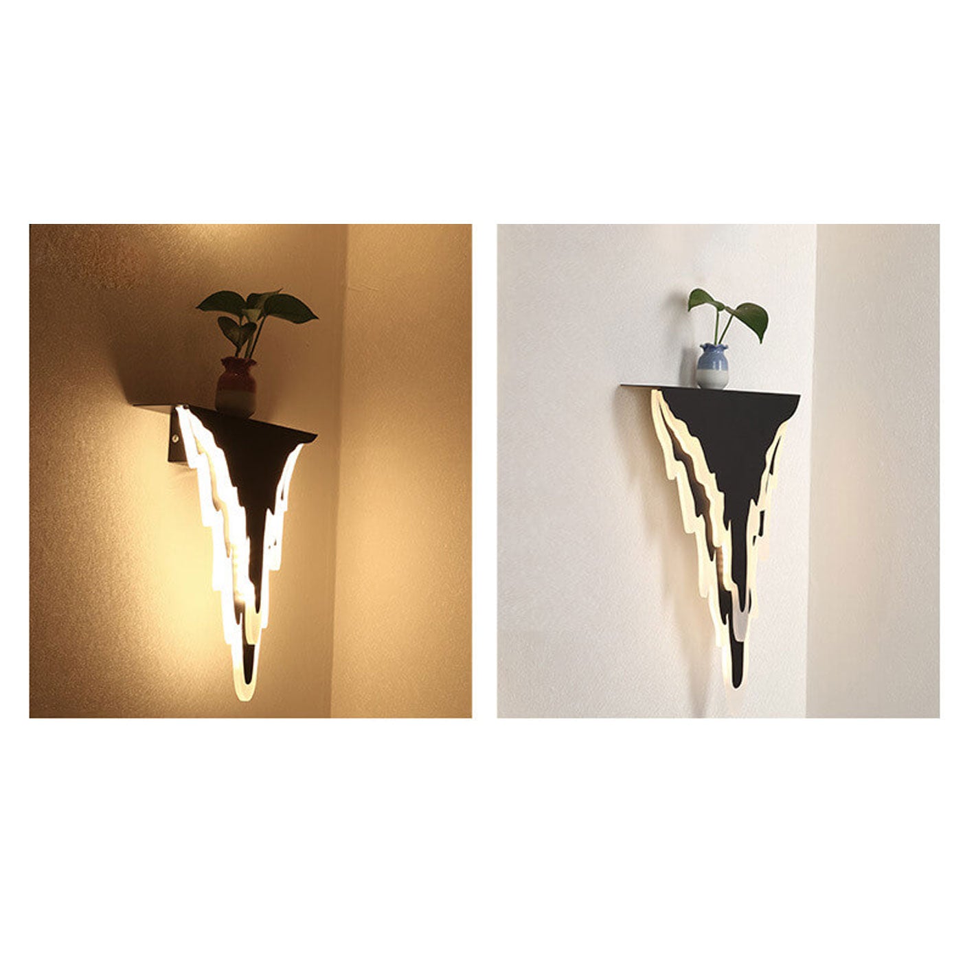 Nordic Iron Art Acrylic Irregular Shape Indoor Wall Sconce Lamp