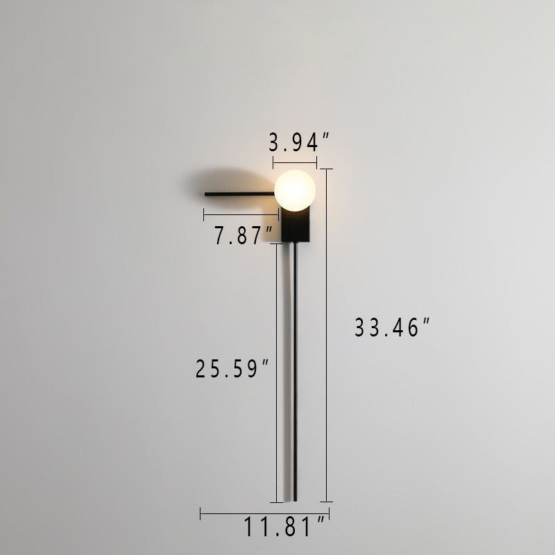 Nordic Industrial Retro Combination Graphic 1-Light Wall Sconce Lamp