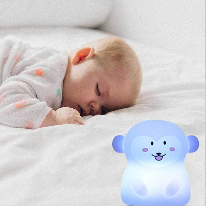 Creative Monkey Silicone Charging Pat LED Night Light Table Lamp