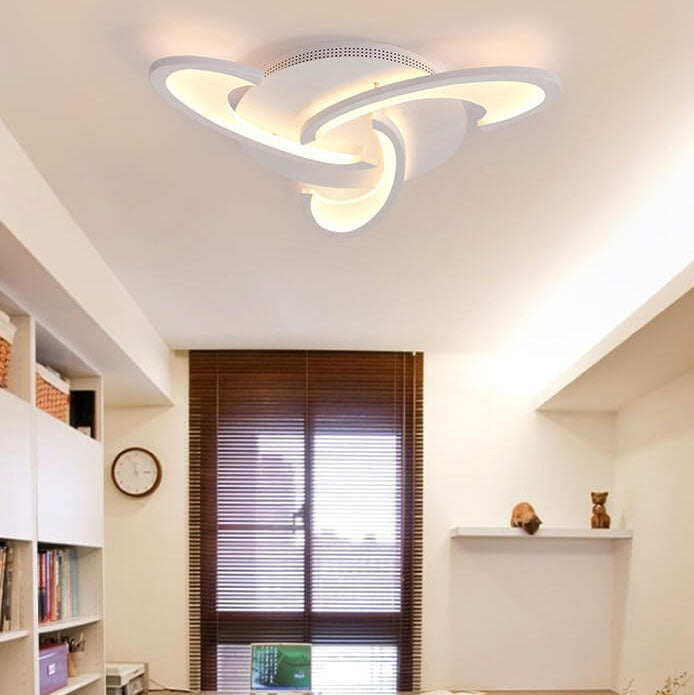 Modern Windmill 3/6-Light LED Flush Mount Lighting