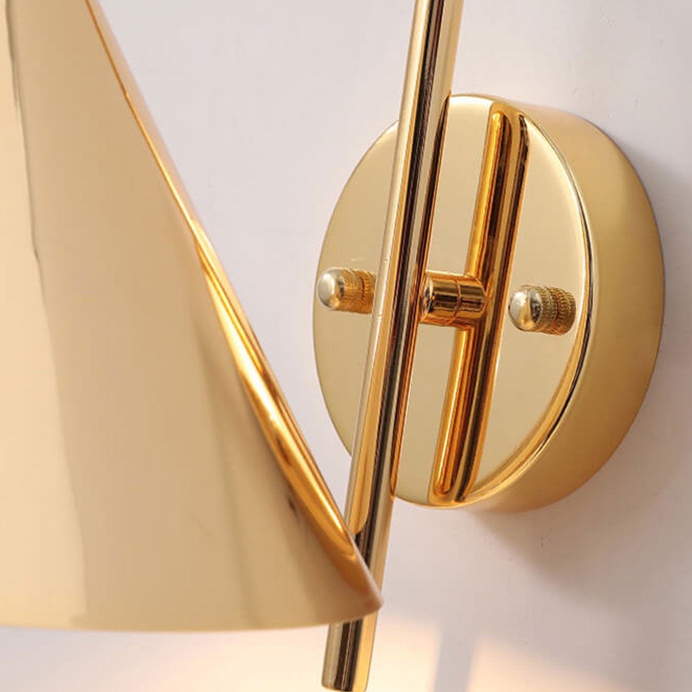 Nordic Simple Iron Art Umbrella 1- Light Wall Sconce Lamp