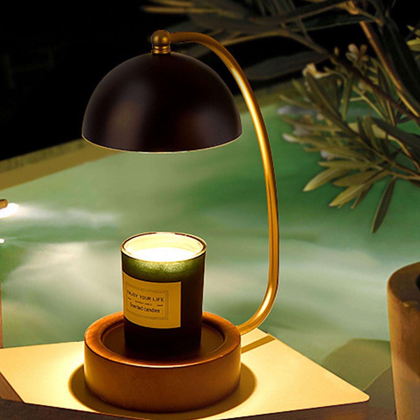 Japanese Creative Timing Dimming 1-Light Melting Wax Table Lamp